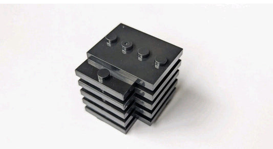 20 X Minifigure Mini Figure Display Base Plate 4 Stud Tile 2 Styles