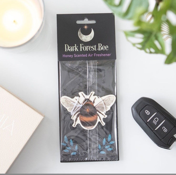 Dark Forest Honey Bee Hanging Car Air Freshener Van Gift Wardrobe