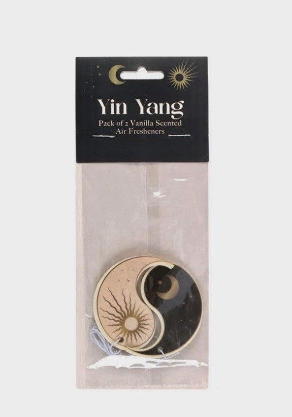 Vanilla Yin & Yang Sun Moon Stars Hanging Air Freshener Scented Car Wardrobe