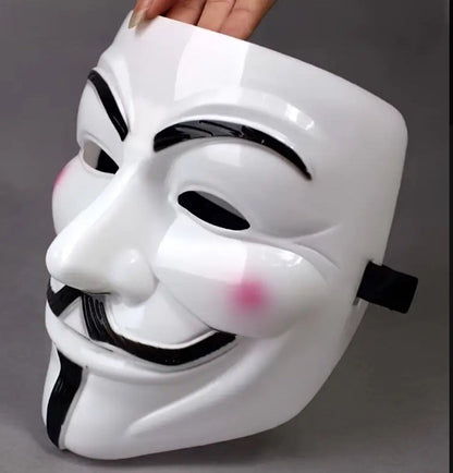 Anonymous Halloween Face Mask Hacker V Vendetta Guy Faulks Fancy Dress Party