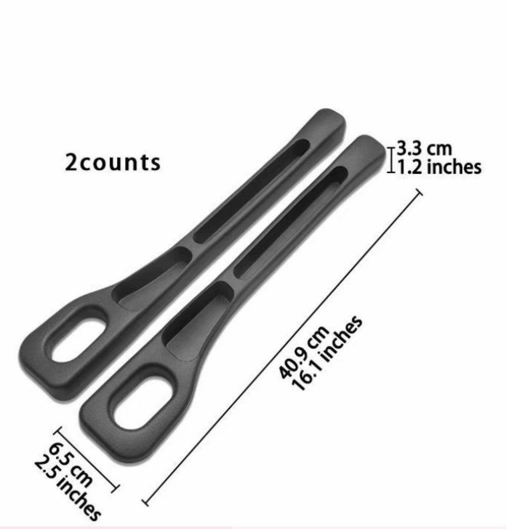 Pair Of Car Seat Gap Storage Phone Keys Side Strip interior Black Filling Strip