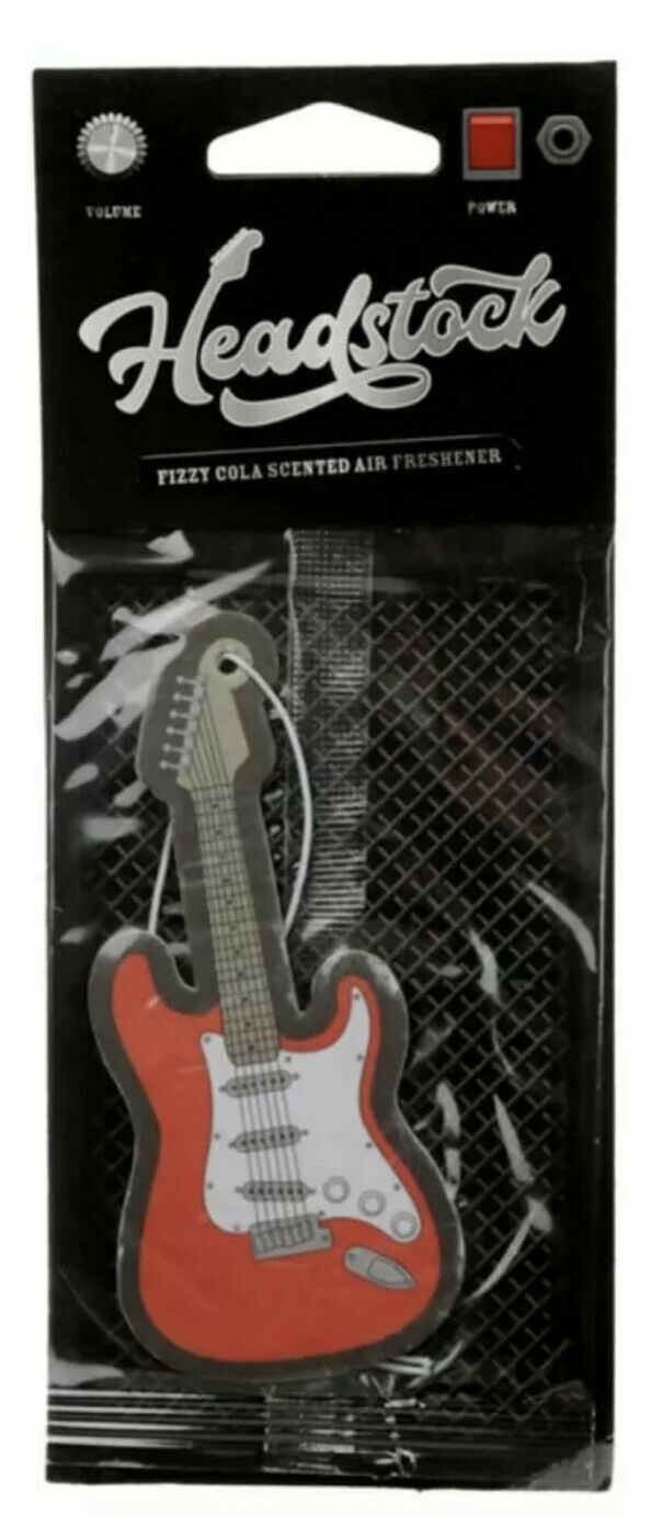 Car Music Guitar Hanging Air Freshener Fizzy Cola Headstock Novelty Van