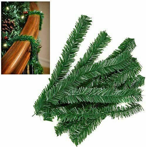 Christmas Garland swags wire FleLexible Ties Green Pack of 12 decorations tree