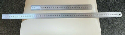 6'' 12" 24" METAL RULE STEEL RULER 150 300 600 mm cm Engineering IMPERIAL INCHES